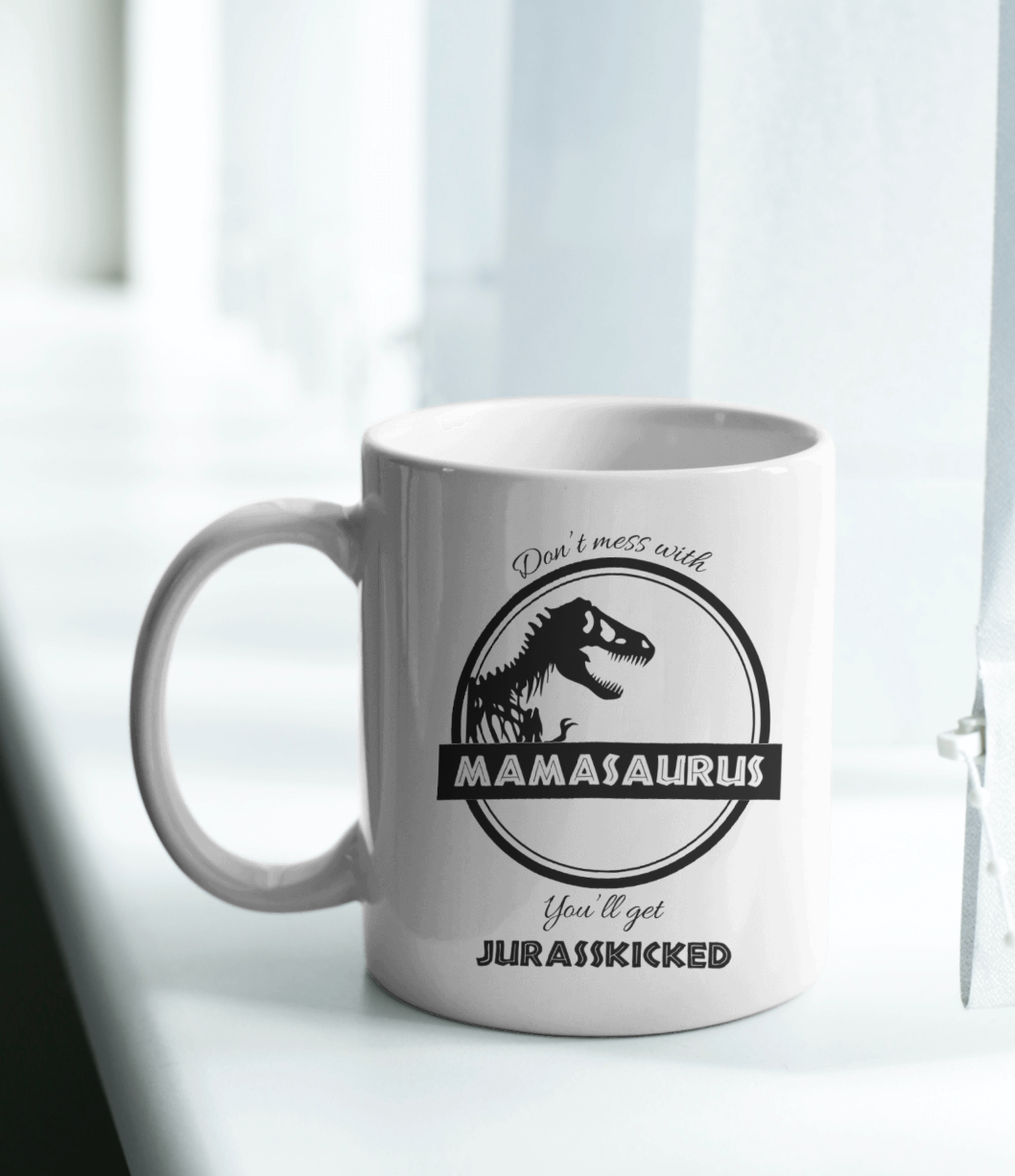 Mamasaurus | White Mug | Mother's Day Gift