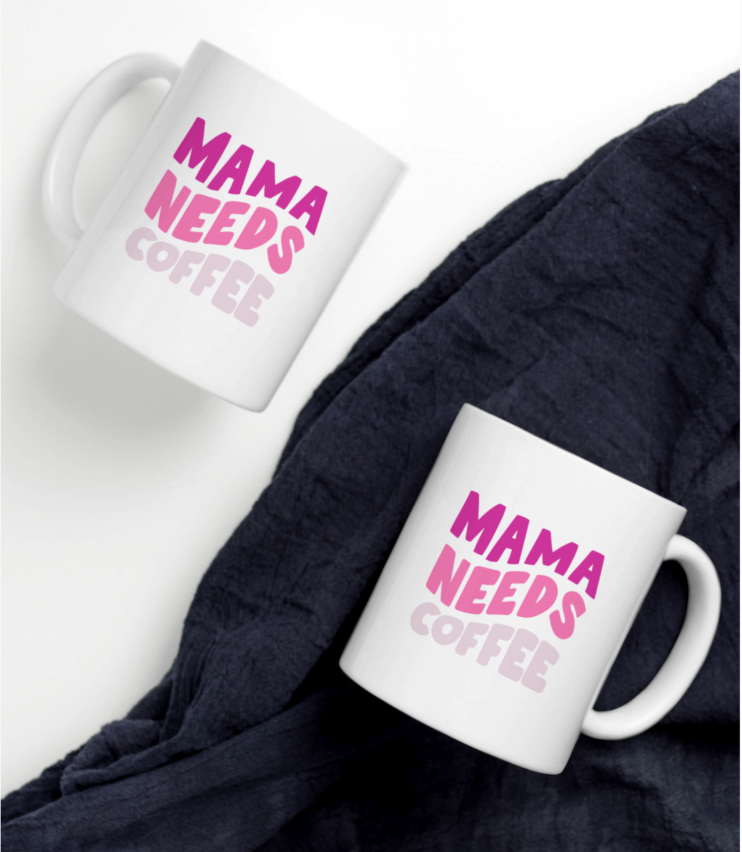 Mamá necesita café | Taza blanca | Regalo del día de la madre