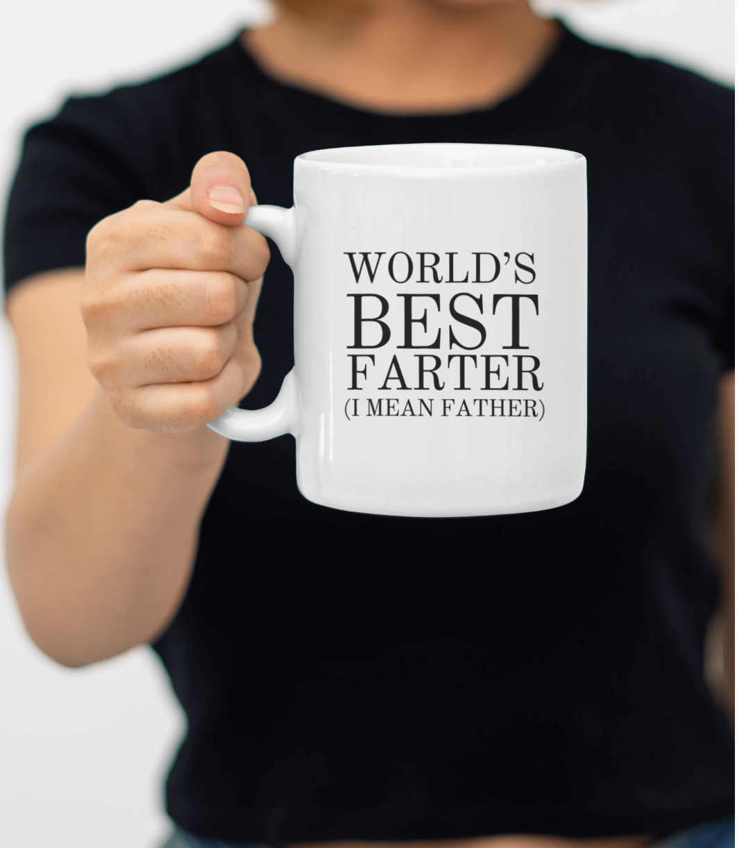 Best Farter | White mug | Gifts for Dad