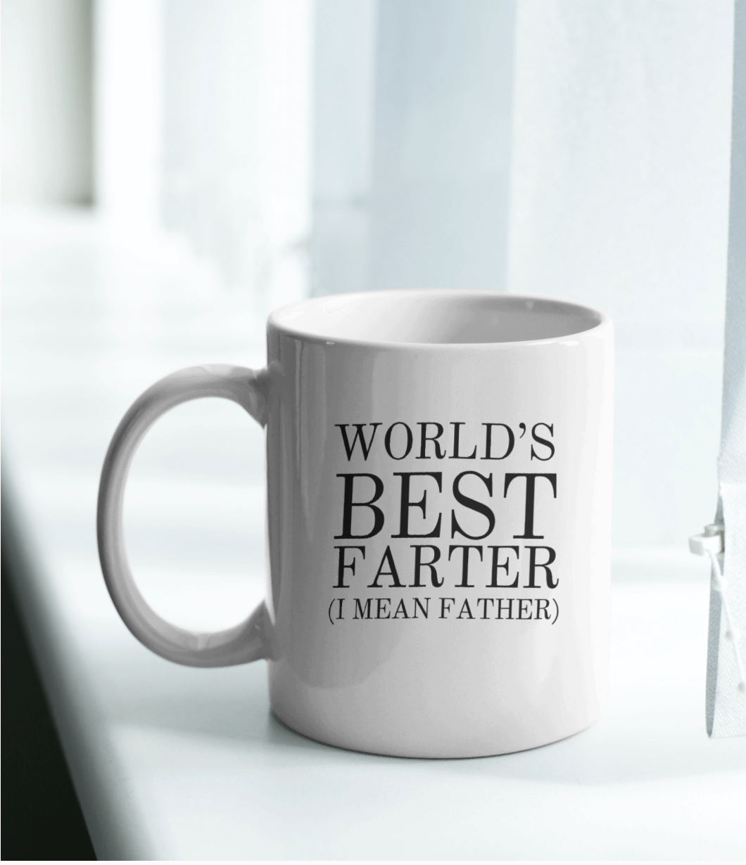 Best Farter | White mug | Gifts for Dad