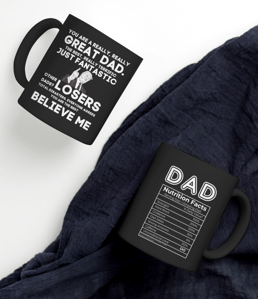 Great Dad | Black Mug | Gifts for Dad