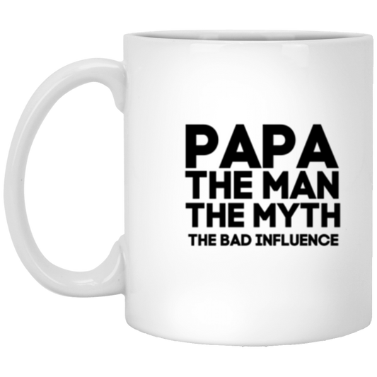 PAPA | White Mug | Gifts for Dad