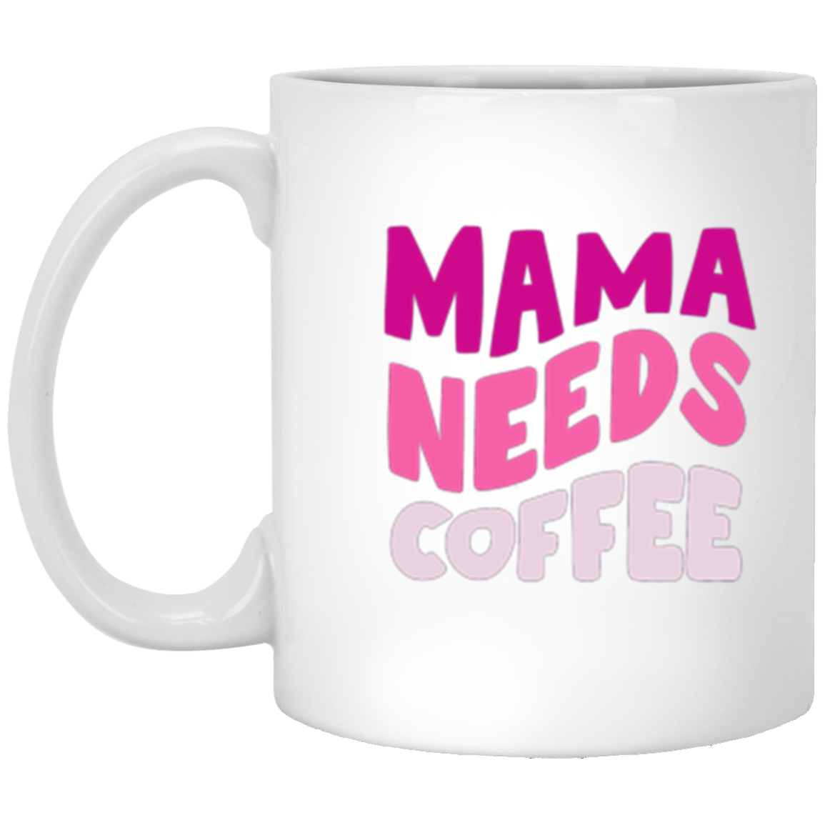 Mamá necesita café | Taza blanca | Regalo del día de la madre