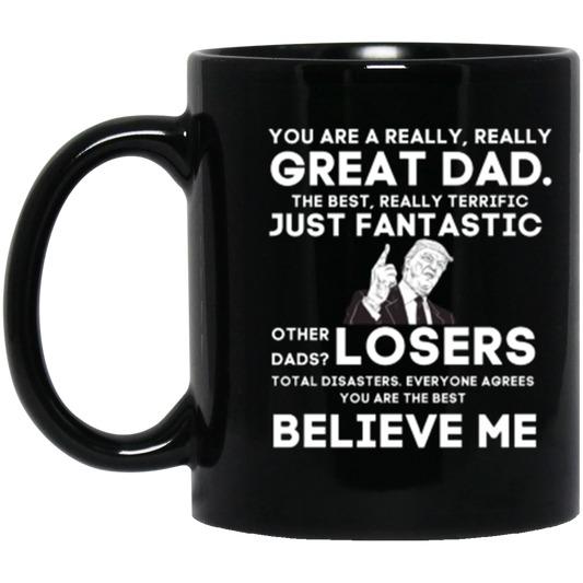 Great Dad | Black Mug | Gifts for Dad