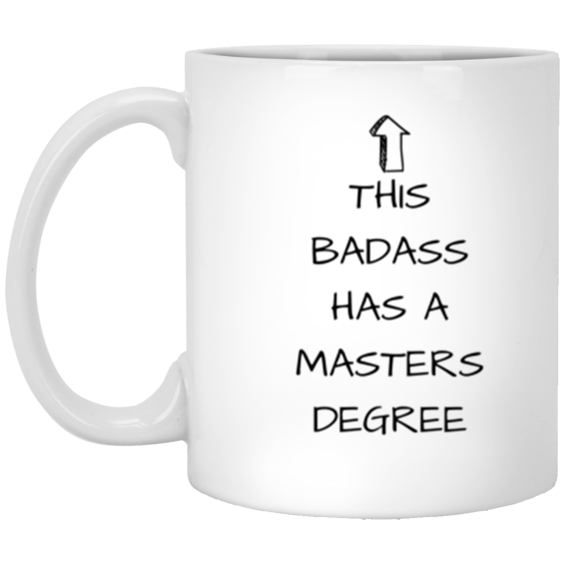 Masters Degree | White Mug | Gifts for Graduation