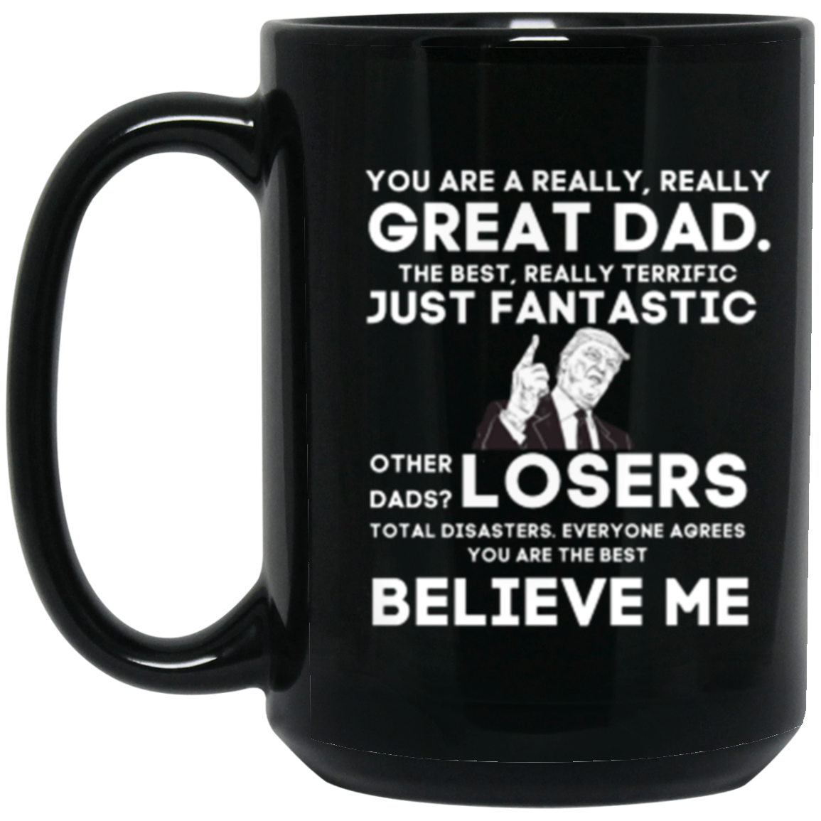 Great Dad | Black Mug | Gifts for Dad