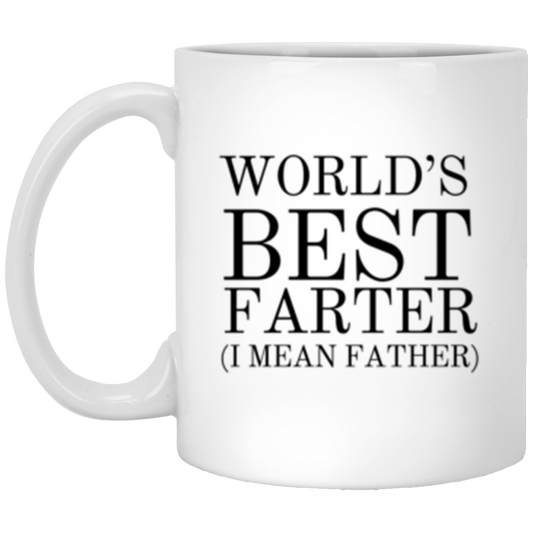 Best Farter | White mug | Gifts for Dad