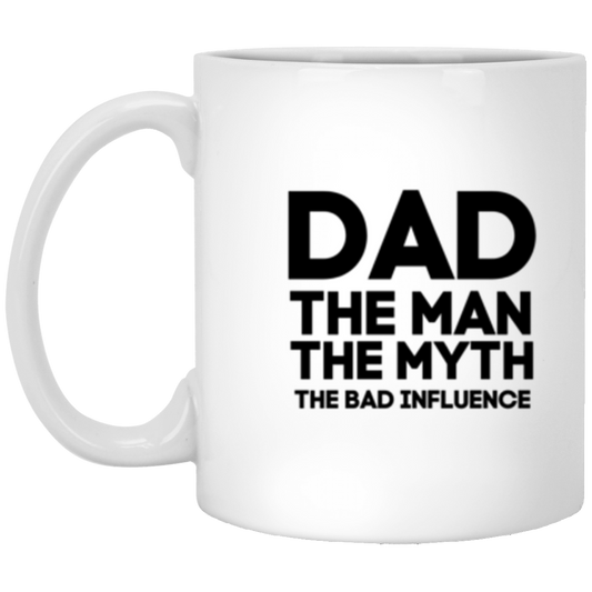 The Myth | White Mug | Gifts for Dad