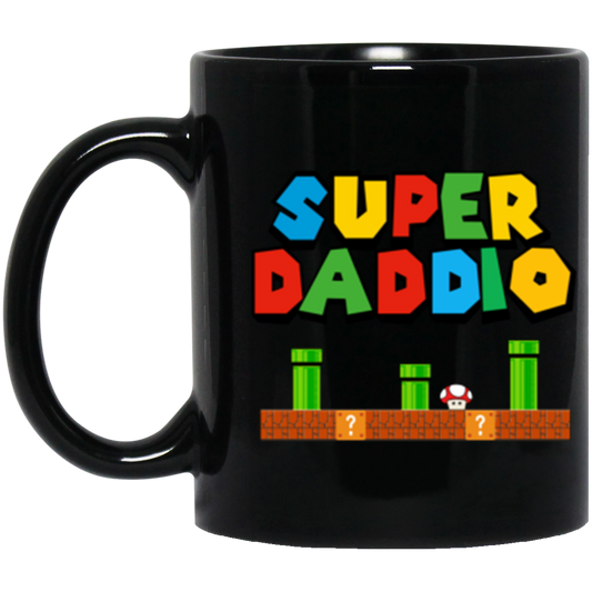 Super Daddio | Black Mug | Gifts for Dad