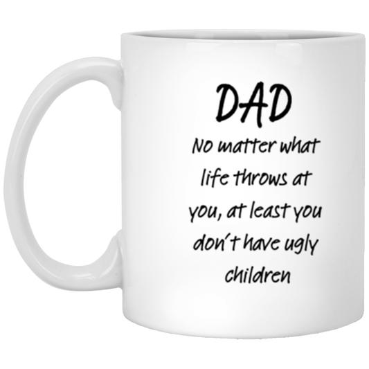 DAD | White Mug | Gifts for Dad