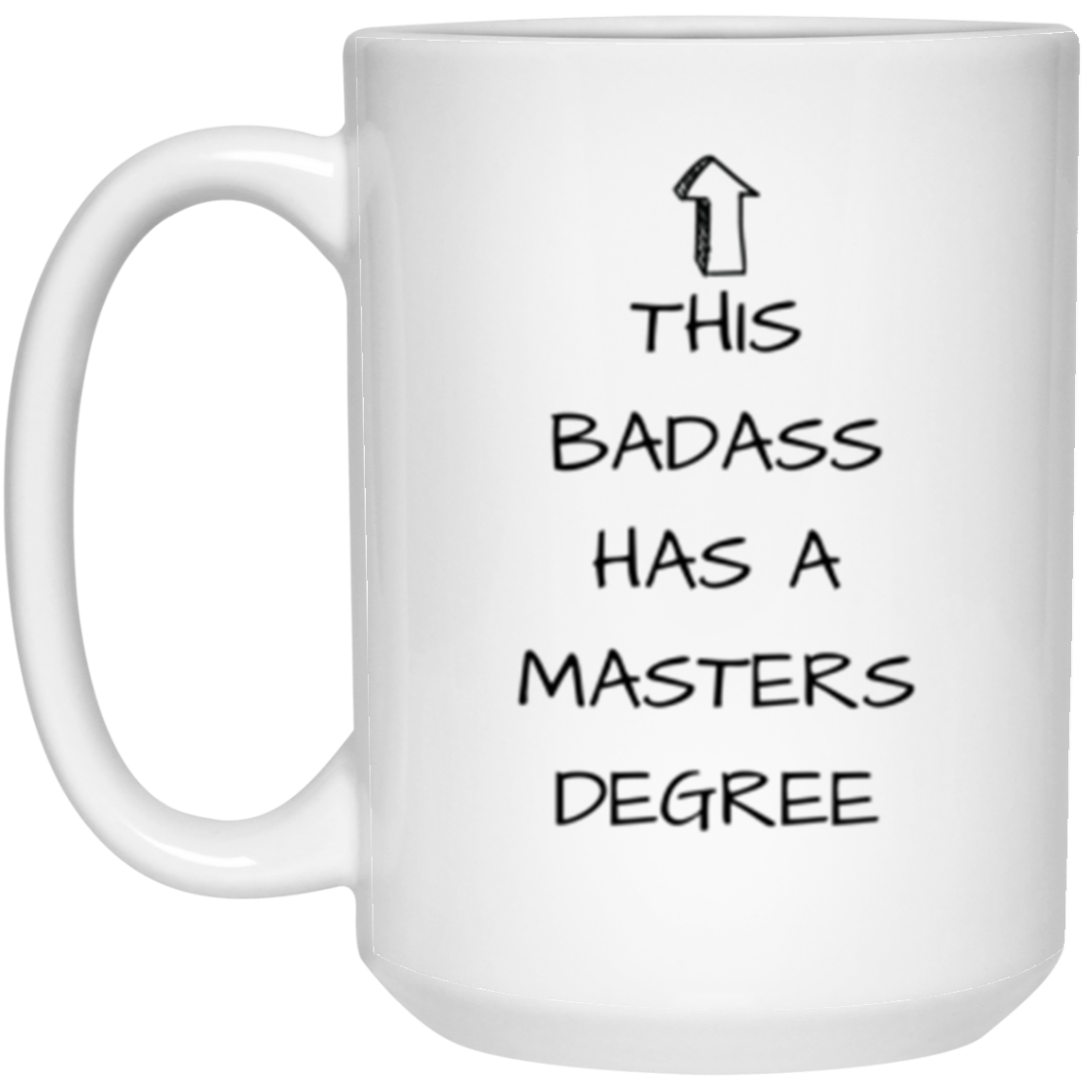 Masters Degree | White Mug | Gifts for Graduation