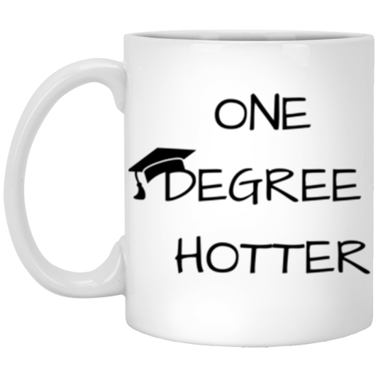 ONE DEGREE | White Mug | Gifts for Graduation