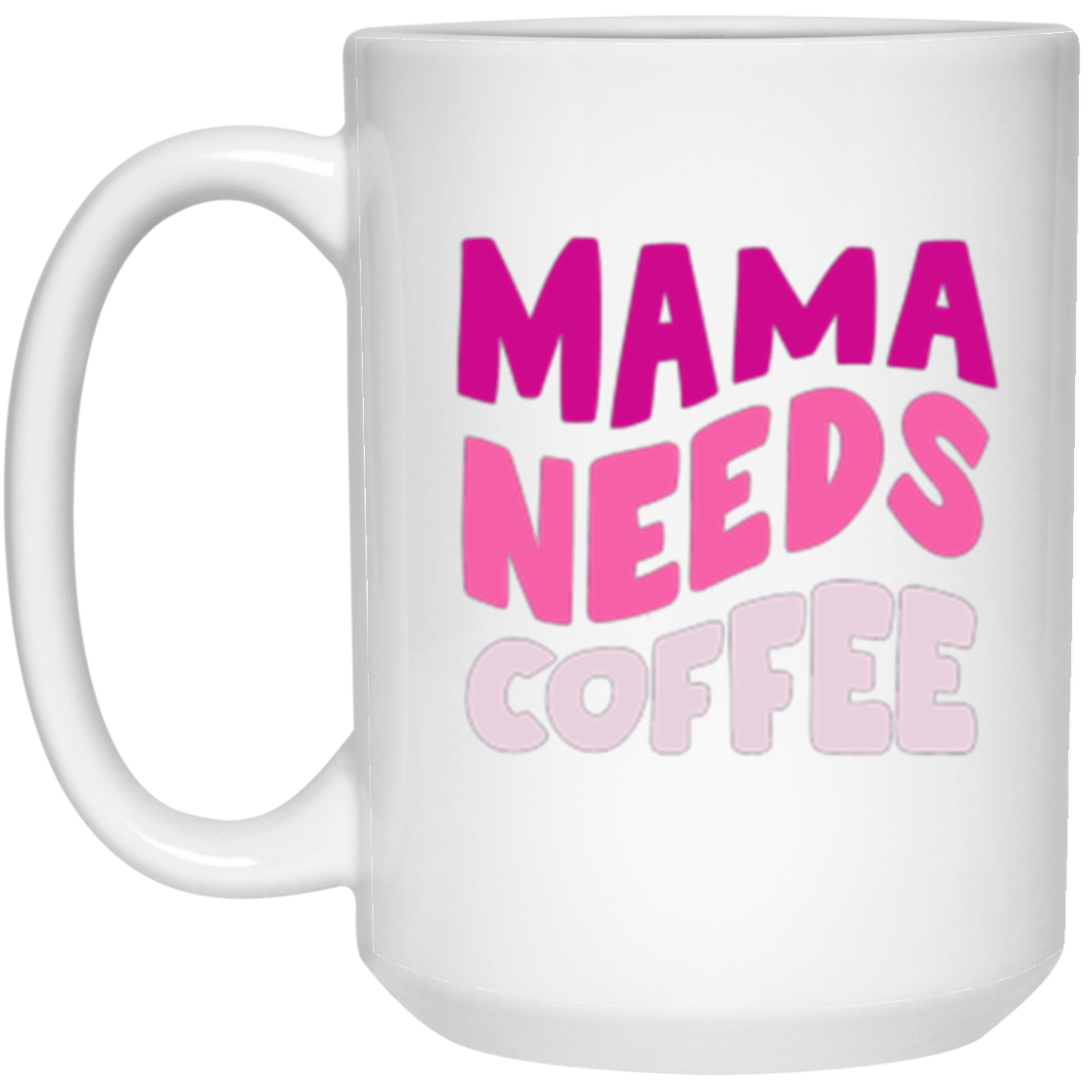 Mamá necesita café | Taza blanca | Regalo del día de la madre