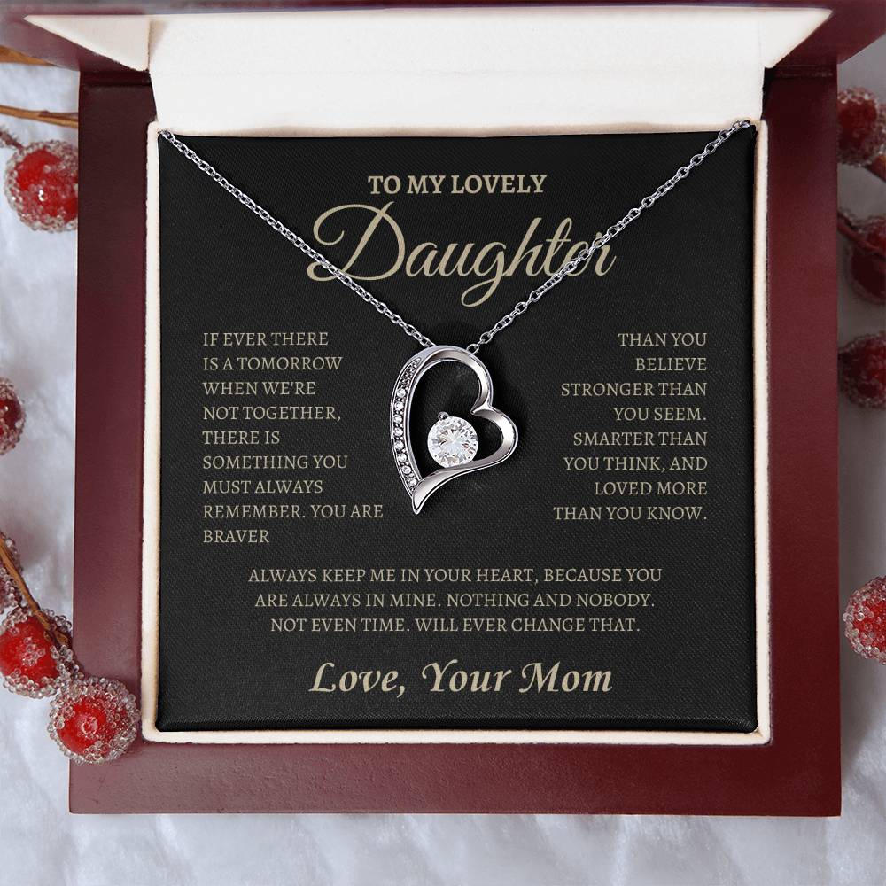 Loved more tan you know | Forever Love Necklace | Gifts for Daughter