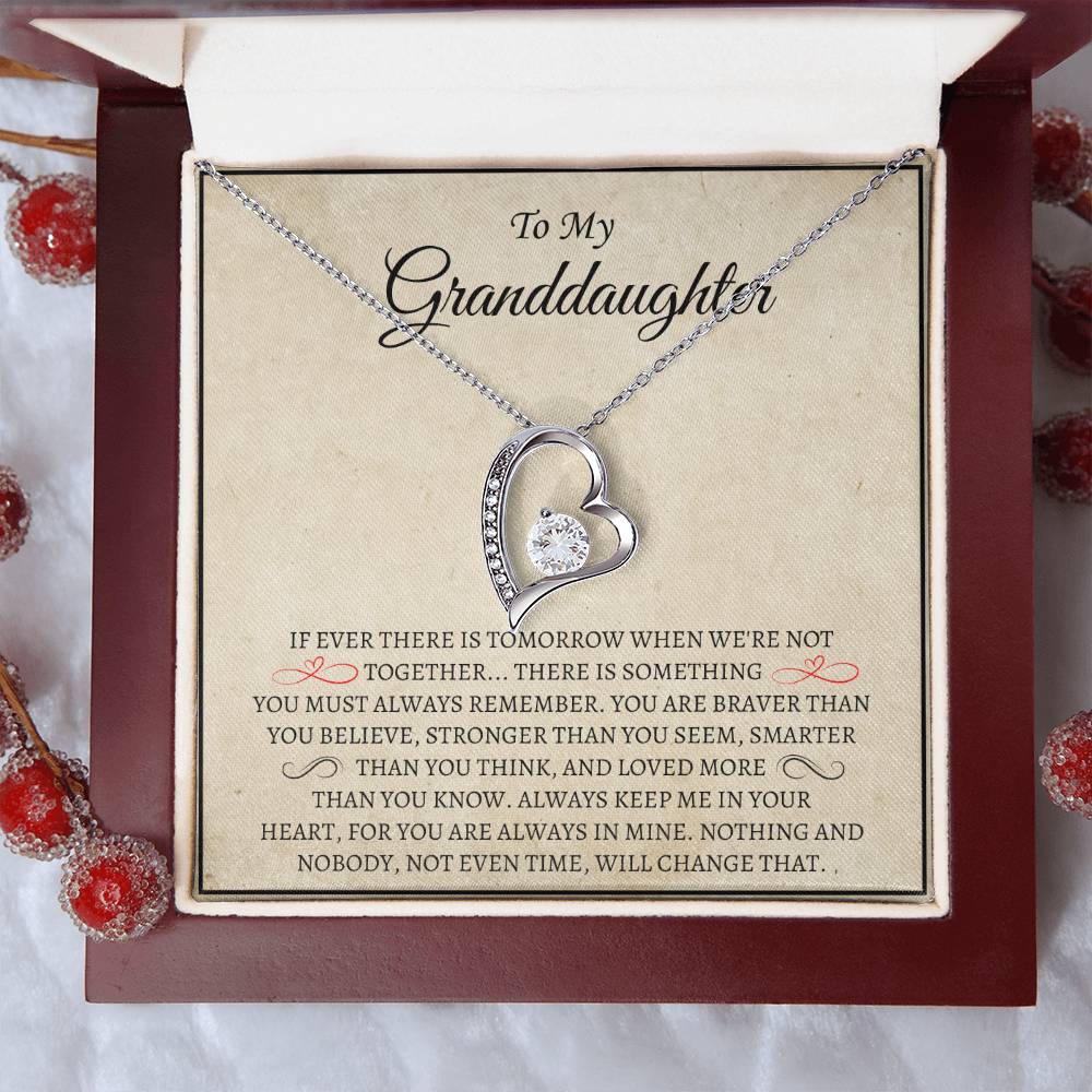 To my Granddaughter | Forever Love Necklace | Gifts for Granddaughter