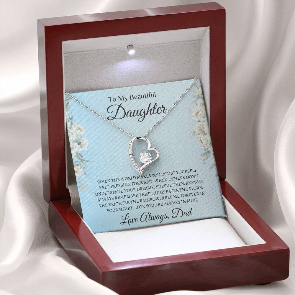 Dad Love you | Forever Love Necklace | Gifts for Daughter