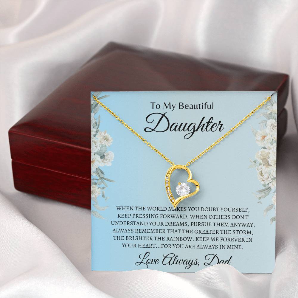 Dad Love you | Forever Love Necklace | Gifts for Daughter