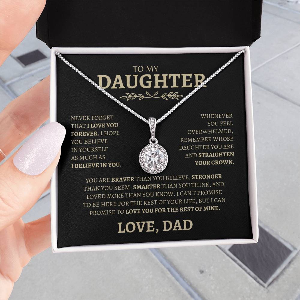 I Believe in you, My Daughter | Eternal Hope Necklace | Gifts for Daughter