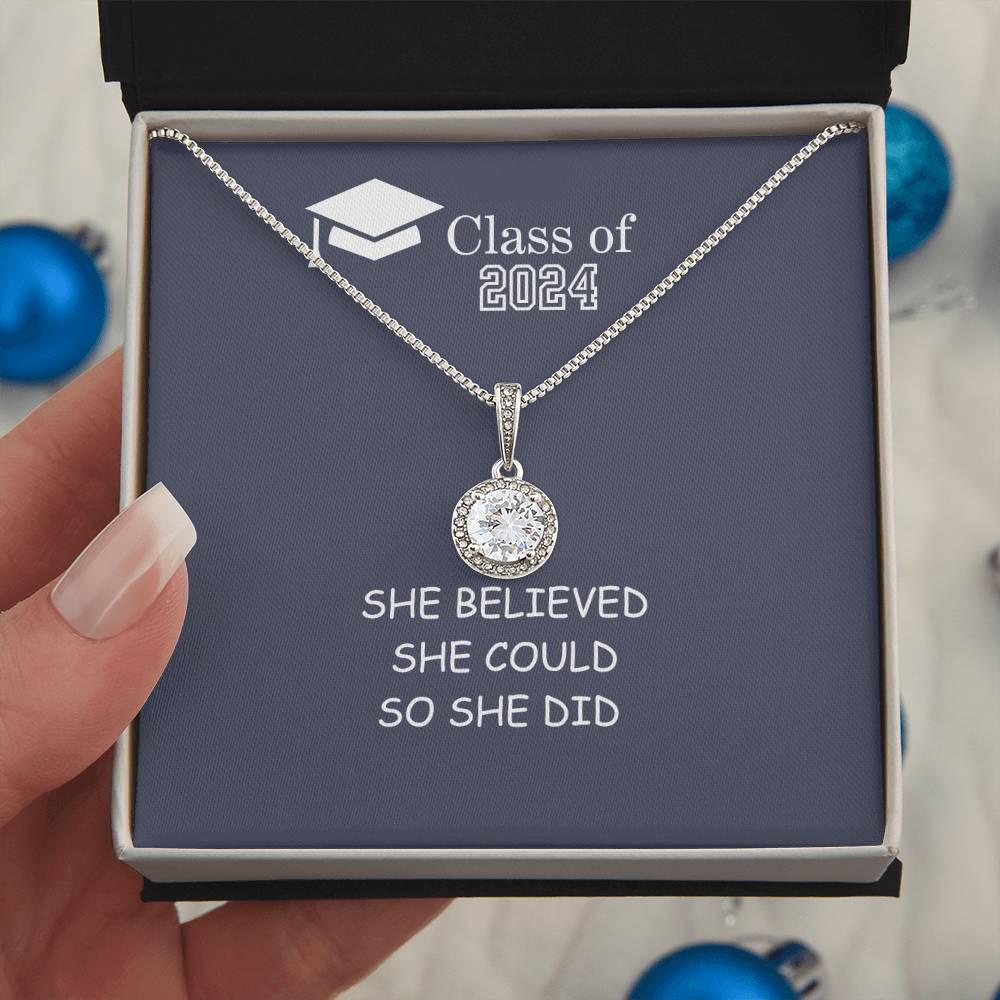 SHE DID | Eternal Hope Necklace | Gifts for Graduation