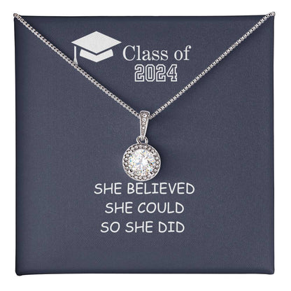 SHE DID | Eternal Hope Necklace | Gifts for Graduation