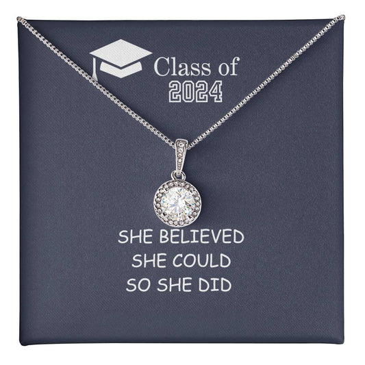 SHE DID | Eternal Hope Necklace | Gifts for Graduation