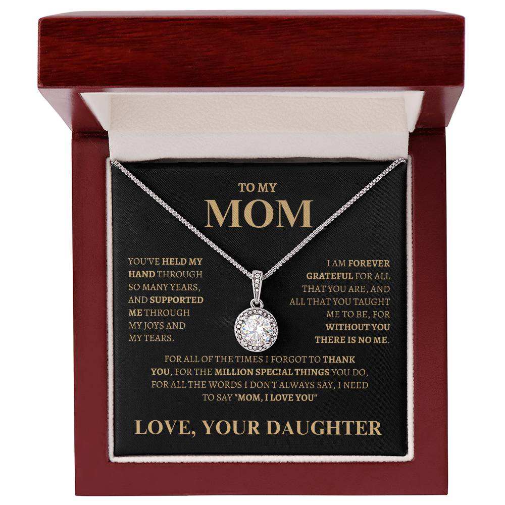 Mom I love You, your Daughter | Eternal Hope Necklace | Gifts for Mom