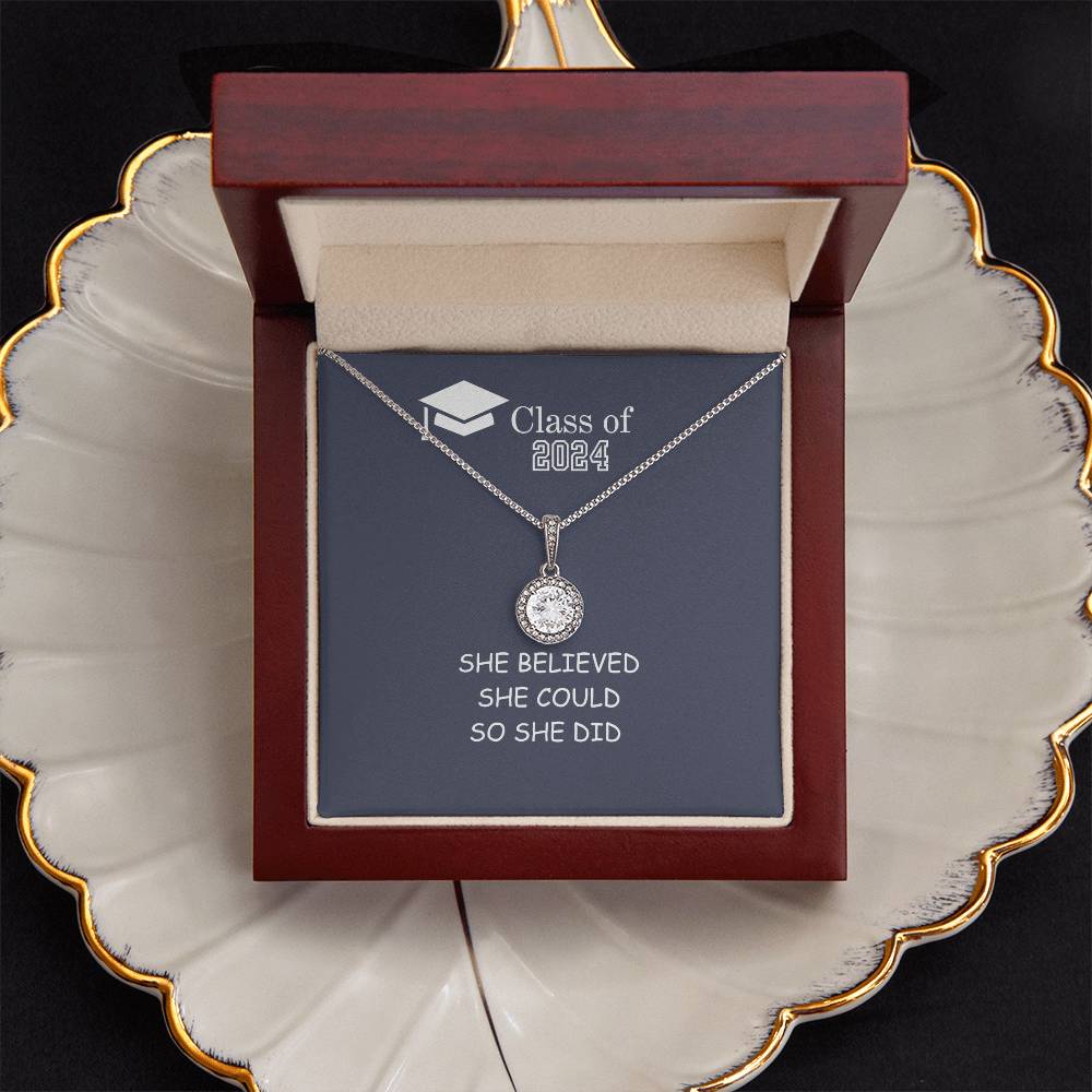 SHE DID | Eternal Hope Necklace | Gifts for Graduation