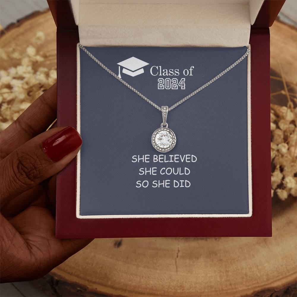 SHE DID | Eternal Hope Necklace | Gifts for Graduation