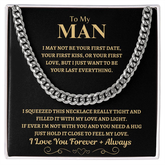 To my Man | Cuban Link Chain | Gifts for Husband