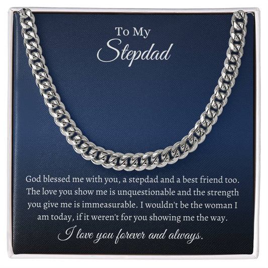 To my Stepdad | Cuban Link Chain | Gifts for Dad