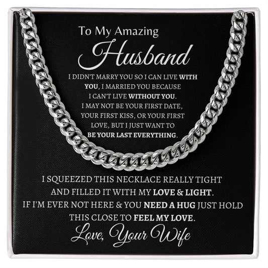 Marry You | Cuban Link Chain | Gifts for Husband