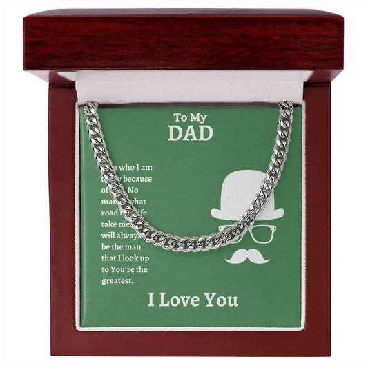 My greatest Dad | Cuban Link Chain | Gifts for Dad