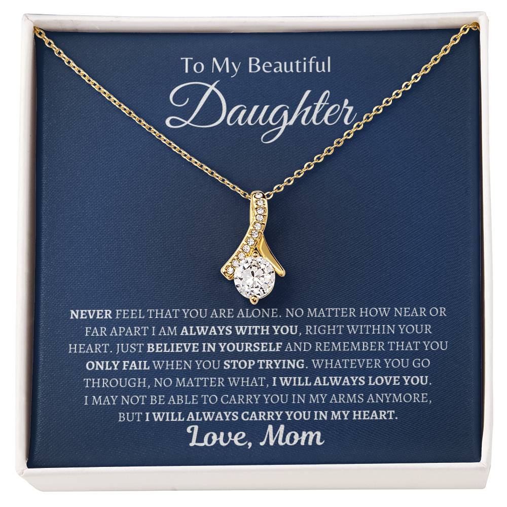 Always carry you in mi heart | Alluring Beauty Necklace | Gifts for Daughter