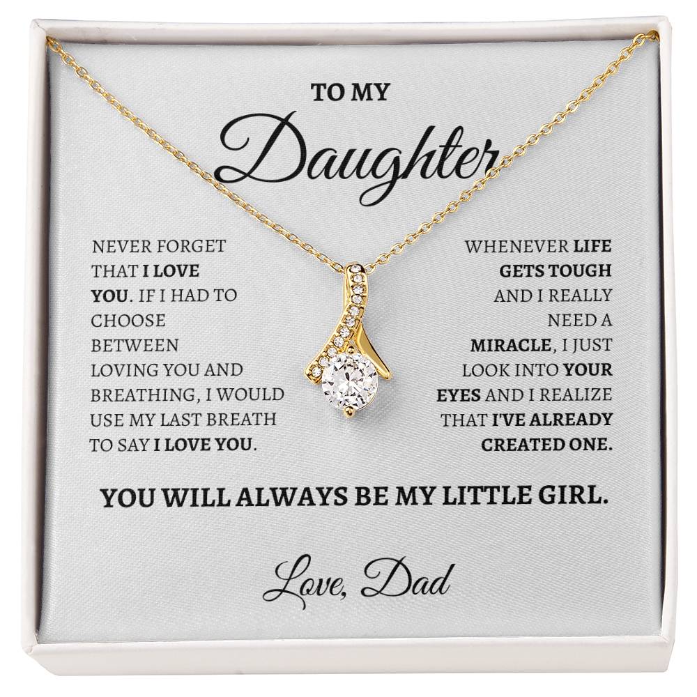 Dad's Little Girl | Alluring Beauty Necklace | Gifts for Daughter