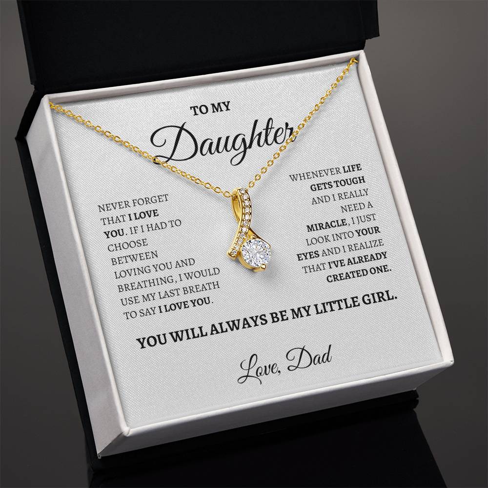 Dad's Little Girl | Alluring Beauty Necklace | Gifts for Daughter