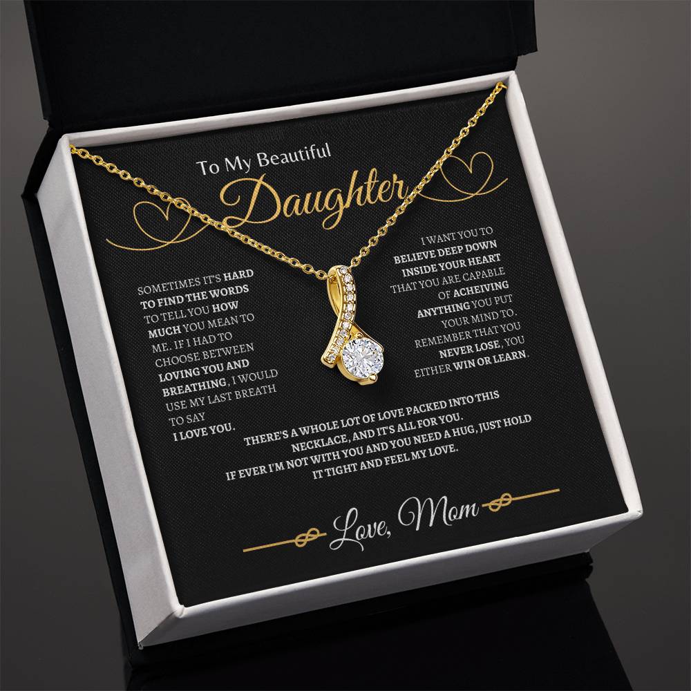 My Beautiful Daughter | Alluring Beauty Necklace | Gifts for Daughter