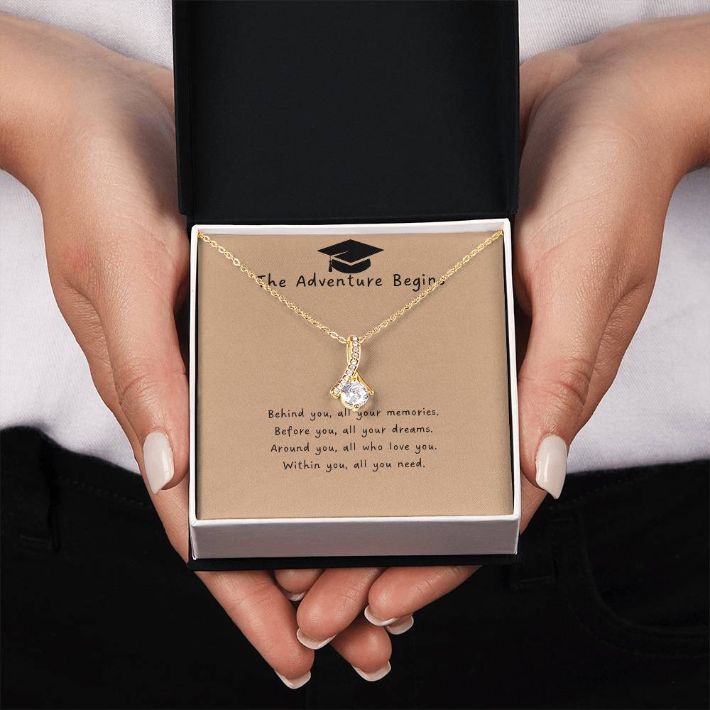 The Adventure Begins | Alluring Beauty Necklace | Gifts for Graduation