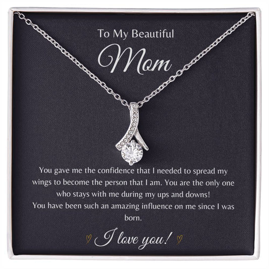 My Beautiful Mom | Alluring Beauty Necklace | Mother's Day Gift
