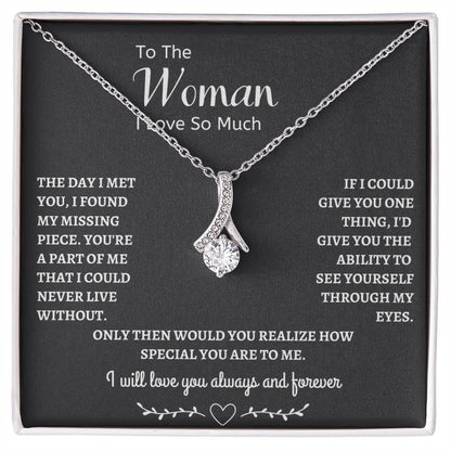 To the woman I Love | Alluring Beauty Necklace | Gifts for Wife