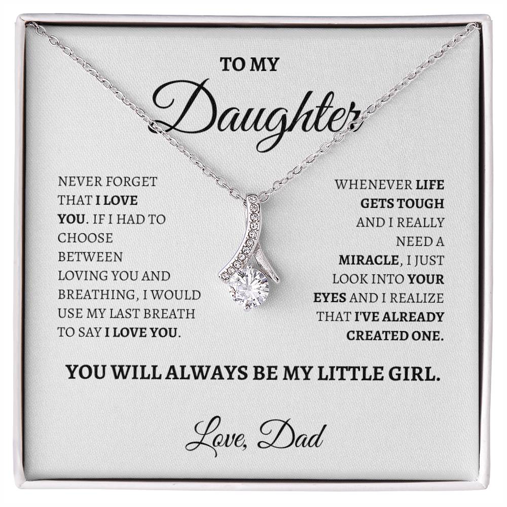 Dad's Little Girl | Alluring Beauty Necklace | Gifts for Daughter