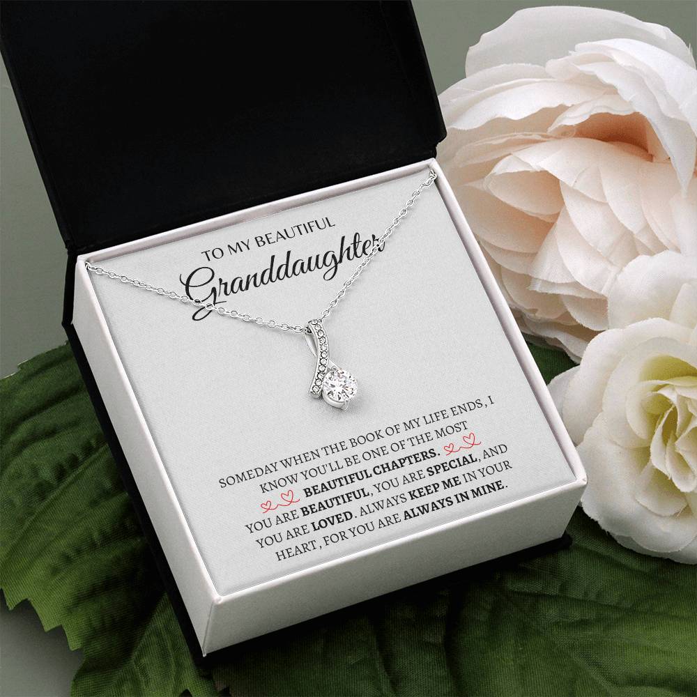 To my Beautiful Granddaughter |  Alluring Beauty Necklace | Gifts for Granddaughter