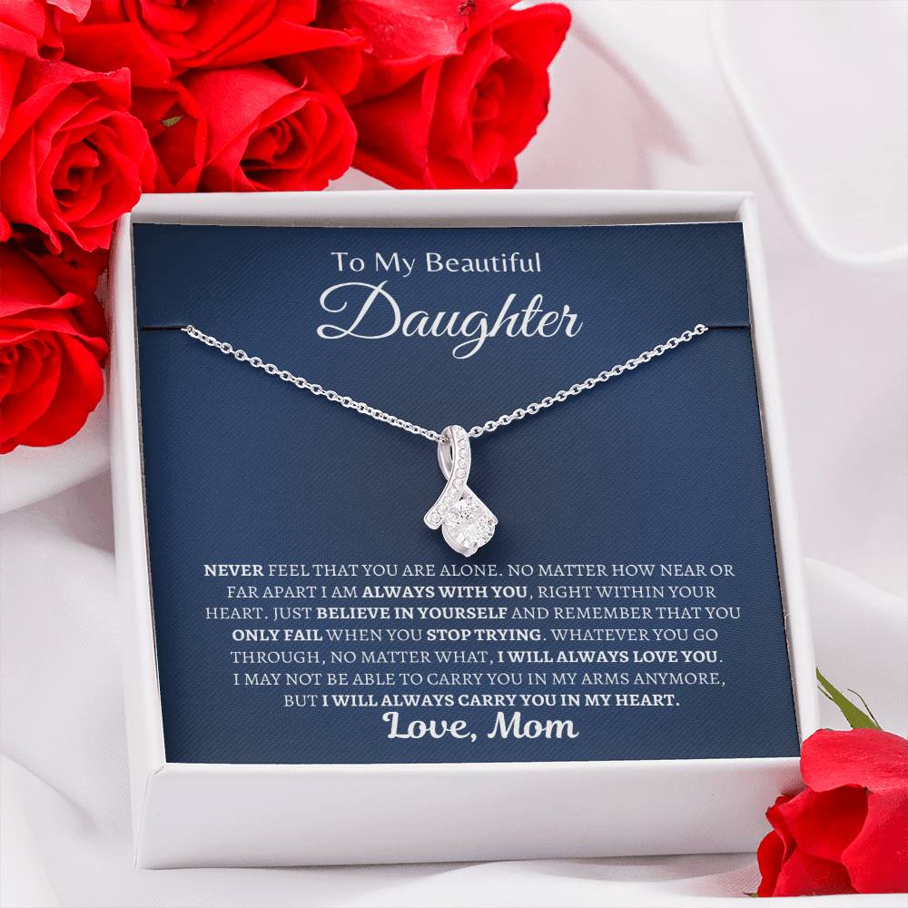 Always carry you in mi heart | Alluring Beauty Necklace | Gifts for Daughter