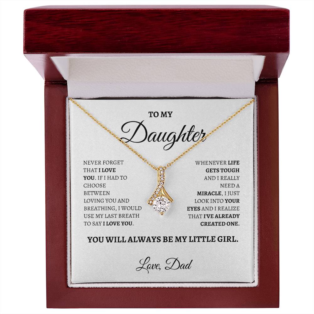 Dad's Little Girl | Alluring Beauty Necklace | Gifts for Daughter