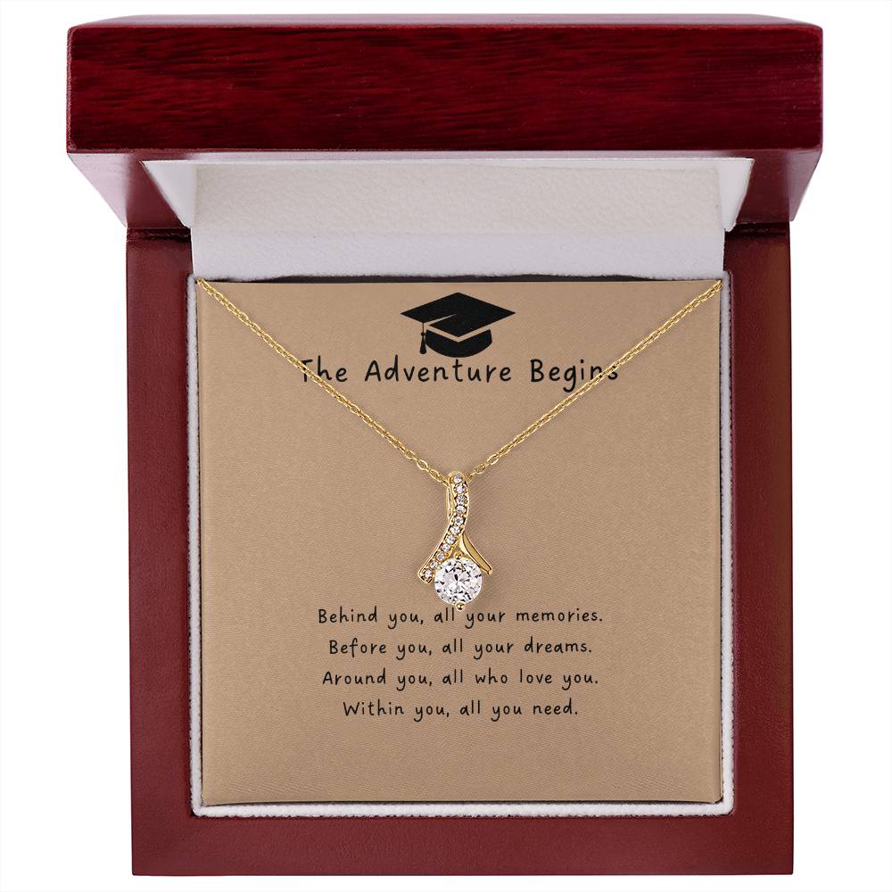 The Adventure Begins | Alluring Beauty Necklace | Gifts for Graduation