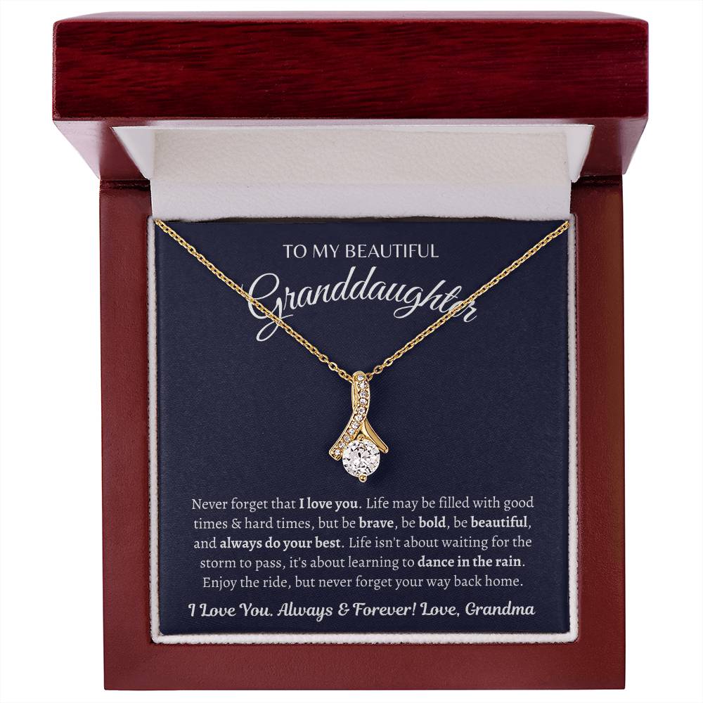 I Love you always & Forever | Alluring Beauty Necklace | Gifts for Granddaughter