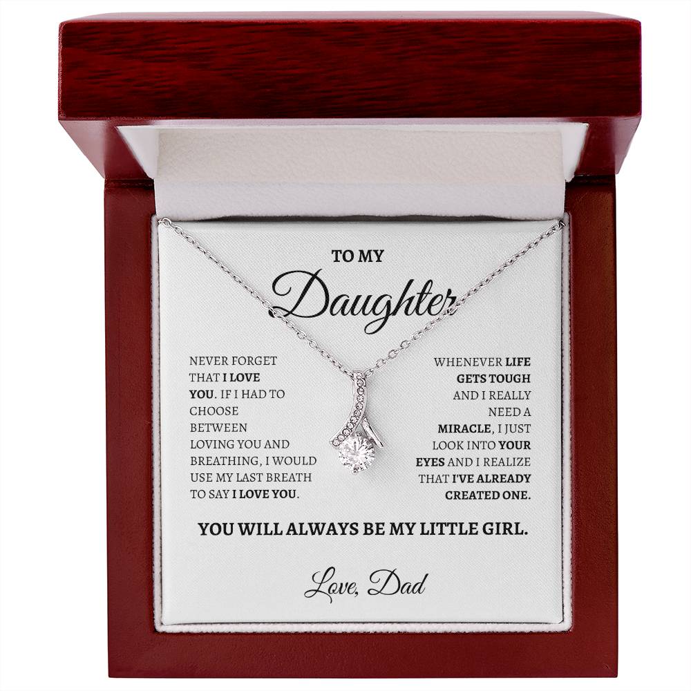 Dad's Little Girl | Alluring Beauty Necklace | Gifts for Daughter