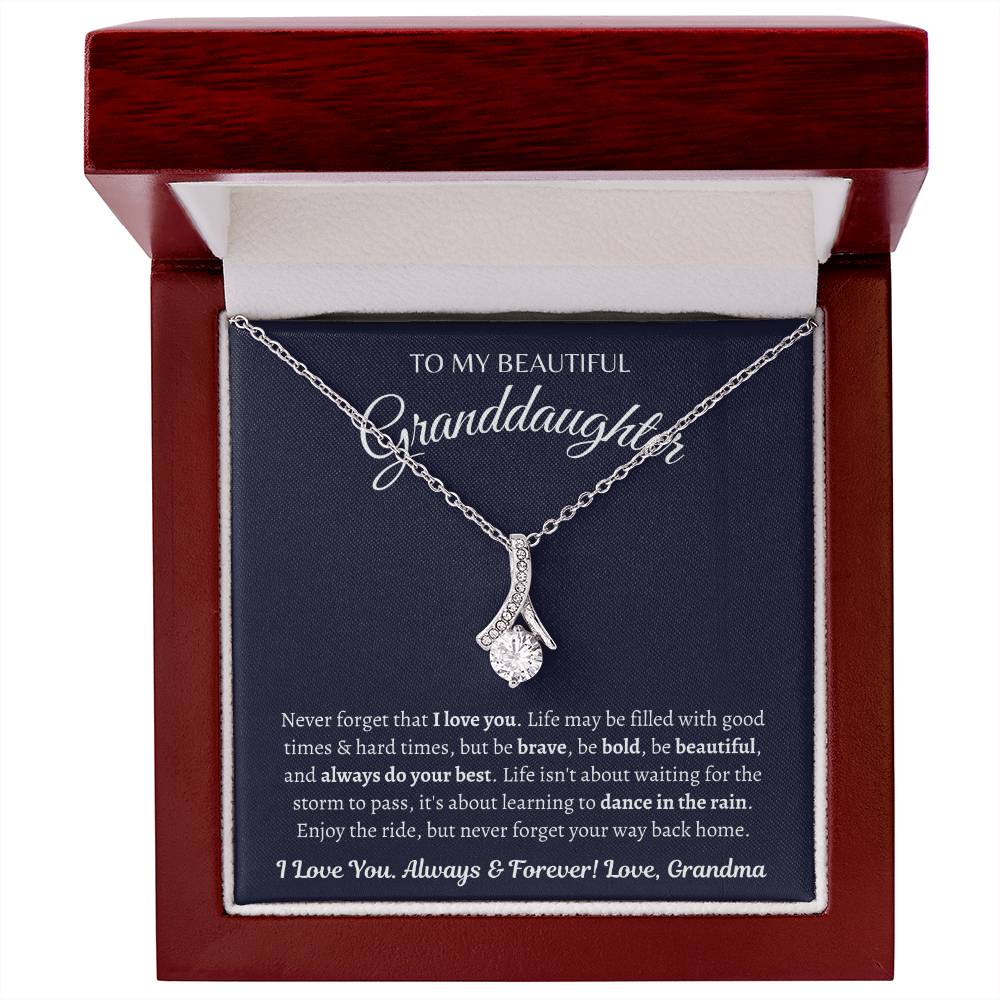 I Love you always & Forever | Alluring Beauty Necklace | Gifts for Granddaughter