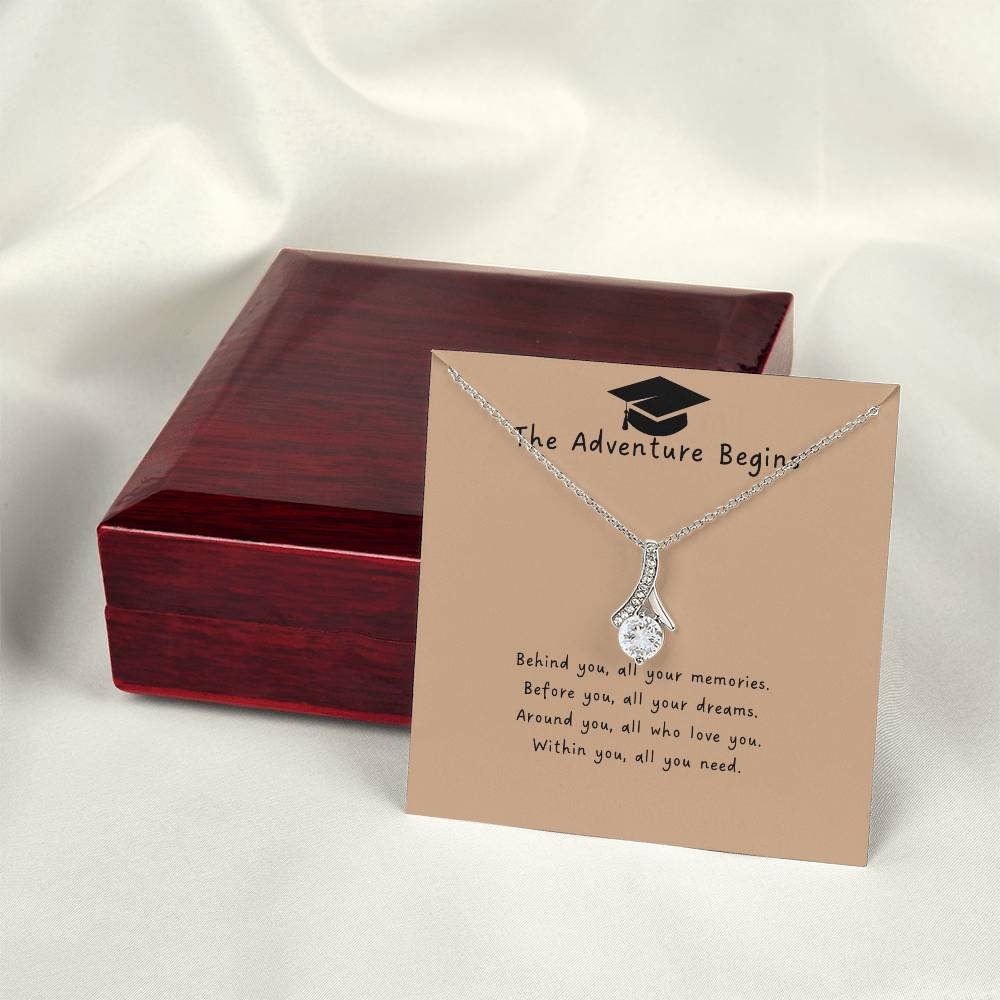 The Adventure Begins | Alluring Beauty Necklace | Gifts for Graduation