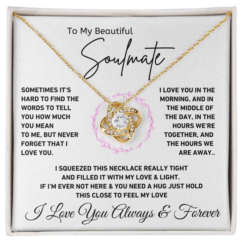 Love you all time | Love Knot Necklace | Gifts for Wife