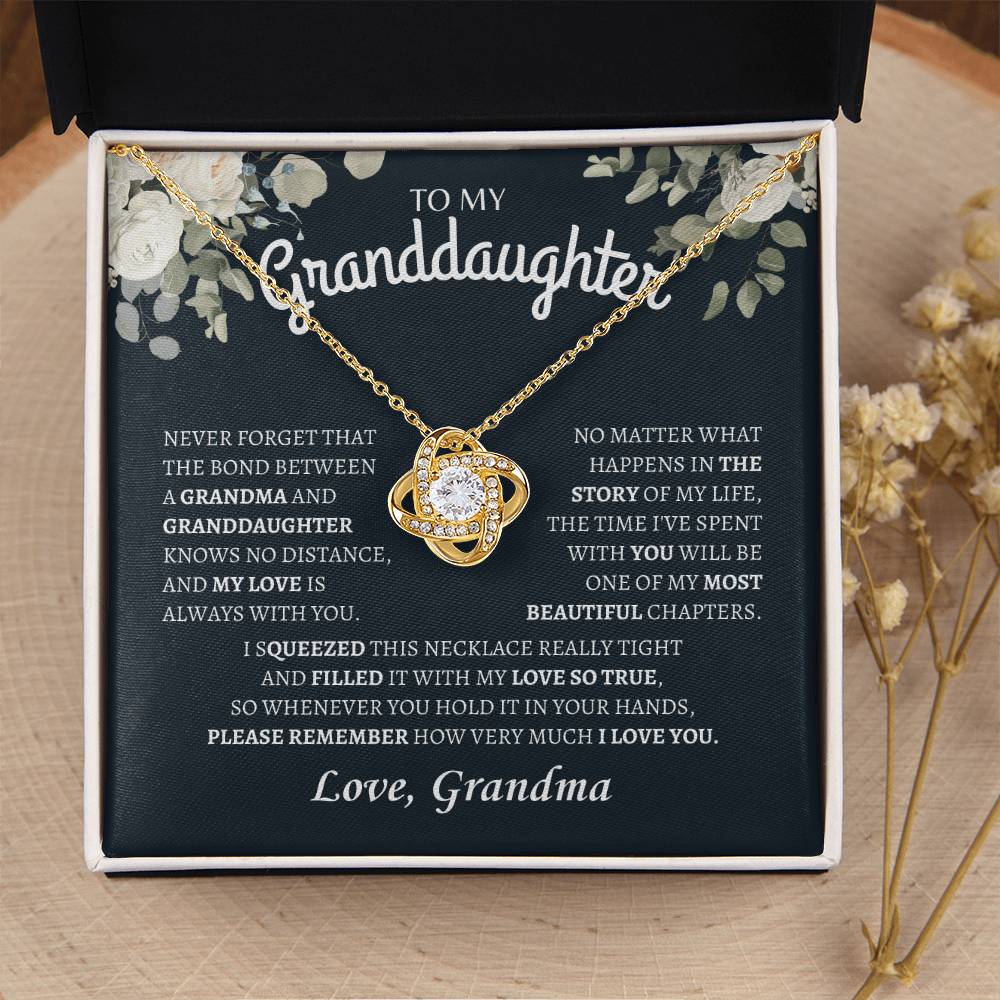 Grandma & Granddaughter | Love Knot Necklace | Gifts for Granddaughter